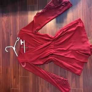 Red romper